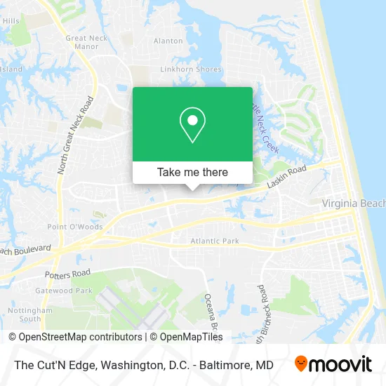 The Cut'N Edge map