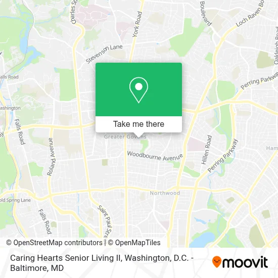 Caring Hearts Senior Living II map
