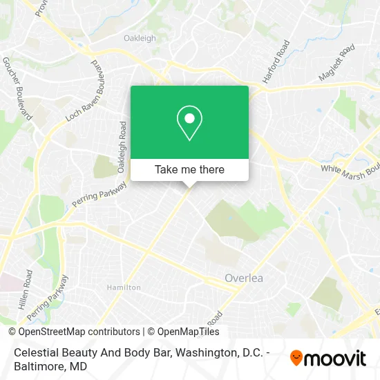 Celestial Beauty And Body Bar map