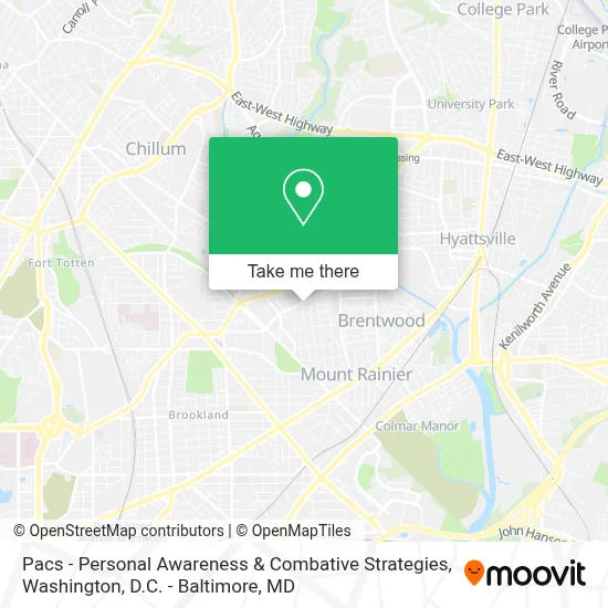 Pacs - Personal Awareness & Combative Strategies map