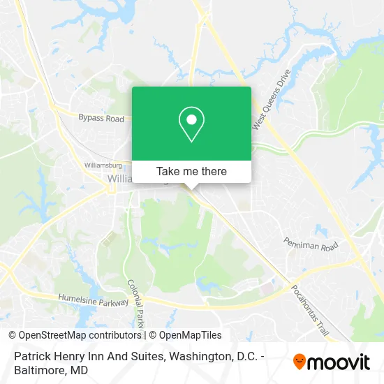 Patrick Henry Inn And Suites map