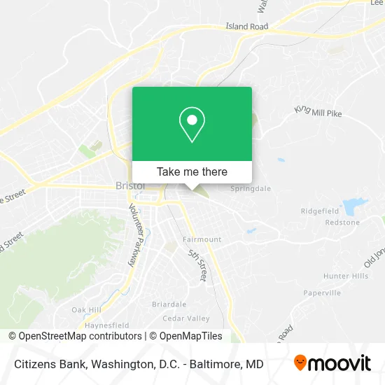 Citizens Bank map