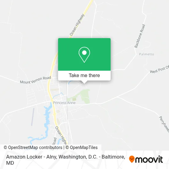 Amazon Locker - Alny map