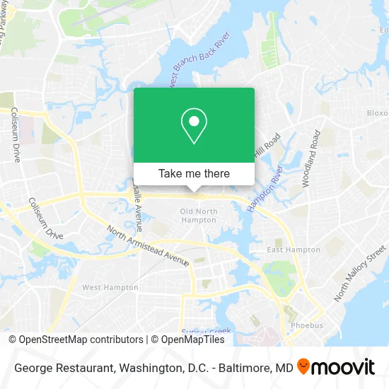 George Restaurant map