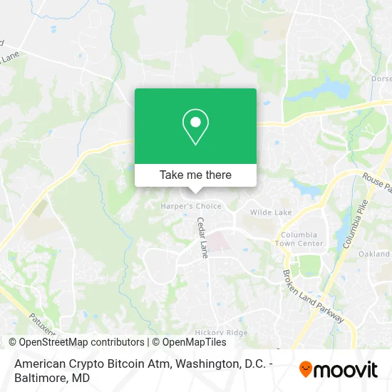 American Crypto Bitcoin Atm map