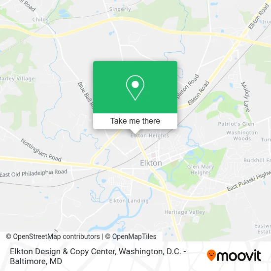 Elkton Design & Copy Center map
