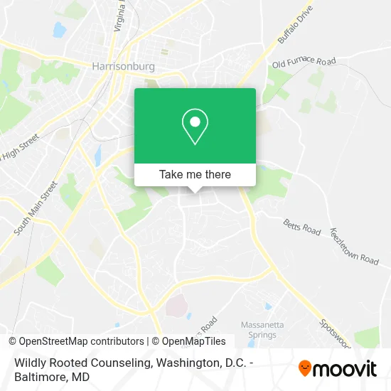 Wildly Rooted Counseling map