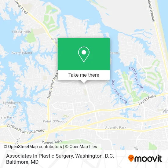 Associates In Plastic Surgery map