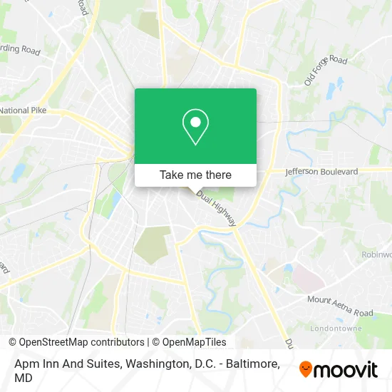 Apm Inn And Suites map