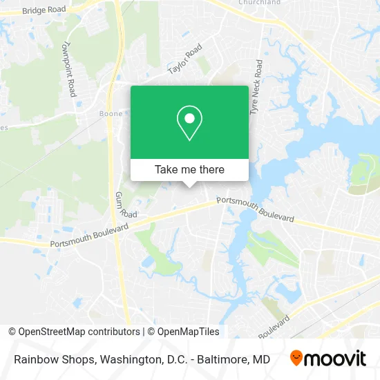 Rainbow Shops map