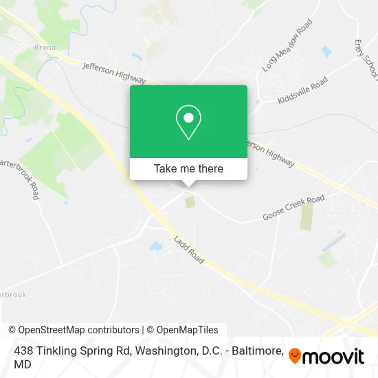 438 Tinkling Spring Rd map