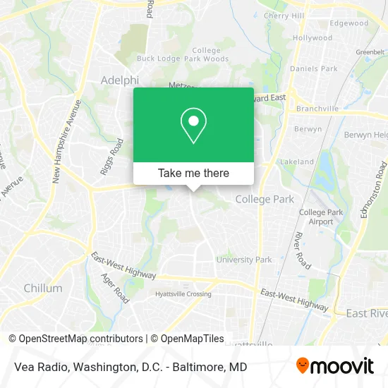 Vea Radio map