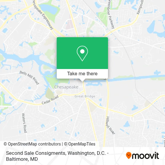 Second Sale Consigments map