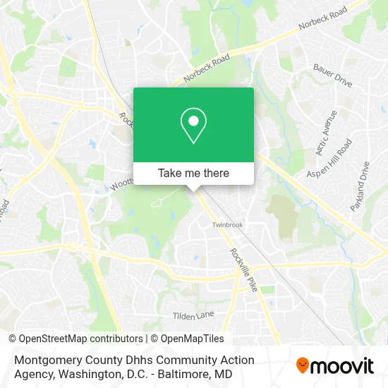 Montgomery County Dhhs Community Action Agency map