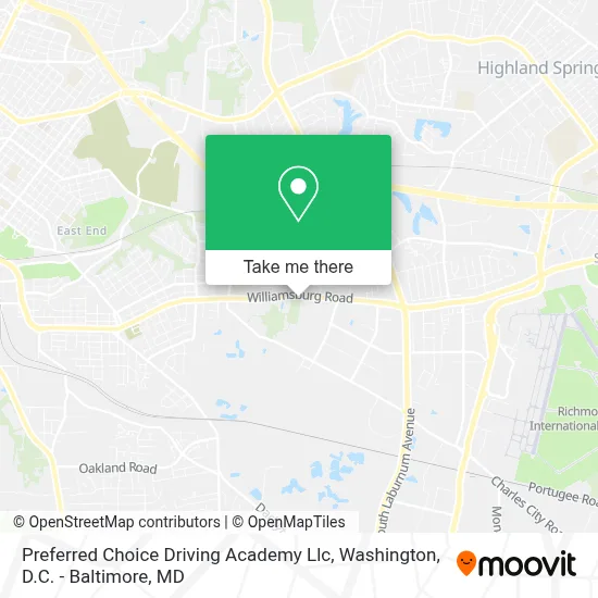 Preferred Choice Driving Academy Llc map