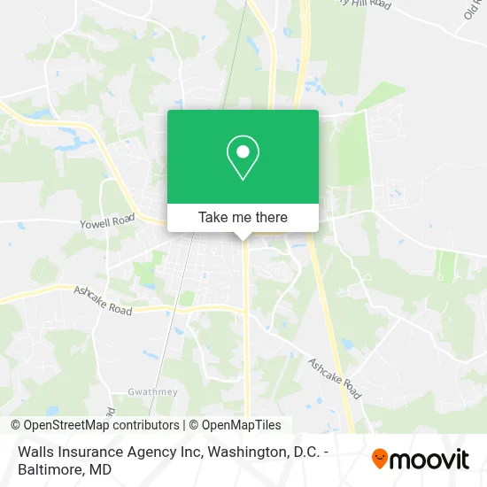 Walls Insurance Agency Inc map