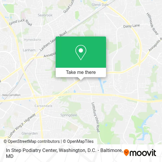 In Step Podiatry Center map