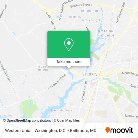 Western Union map