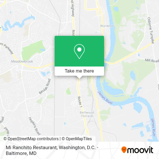 Mi Ranchito Restaurant map