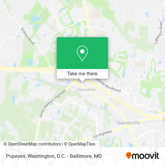 Popeyes map