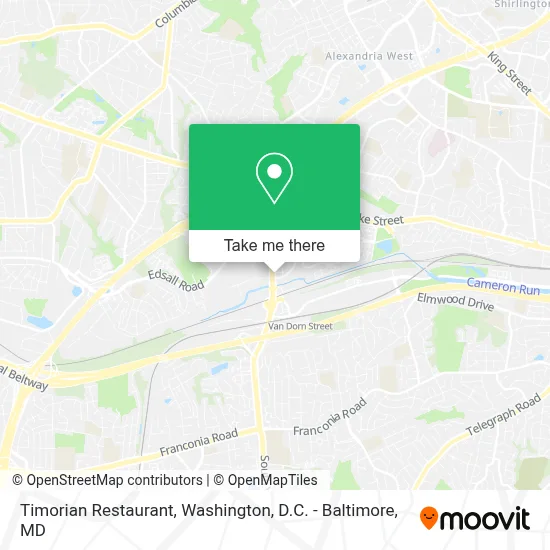 Timorian Restaurant map