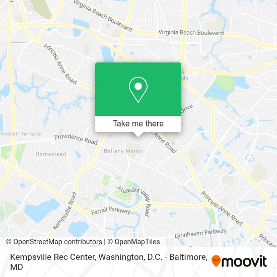 Kempsville Rec Center map
