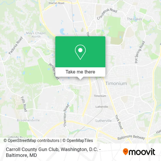 Carroll County Gun Club map