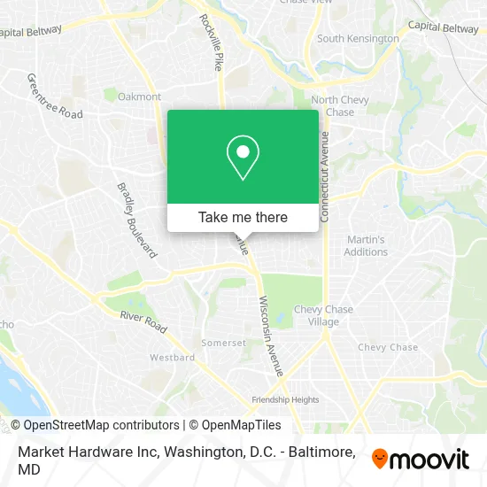 Market Hardware Inc map