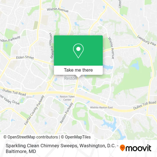 Sparkling Clean Chimney Sweeps map