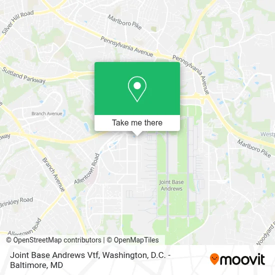 Joint Base Andrews Vtf map