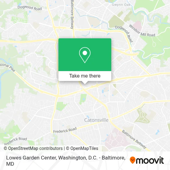 Lowes Garden Center map