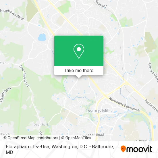 Florapharm Tea-Usa map