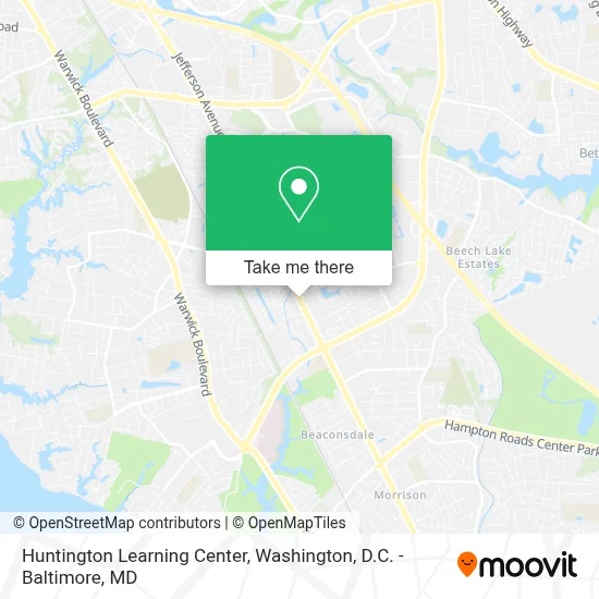 Huntington Learning Center map