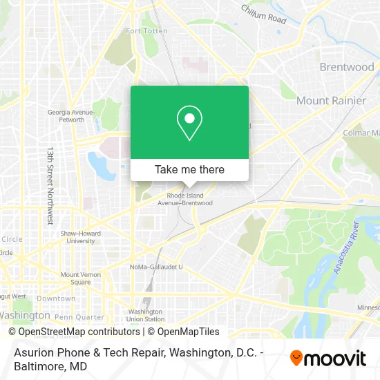 Asurion Phone & Tech Repair map