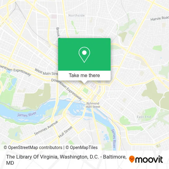 The Library Of Virginia map