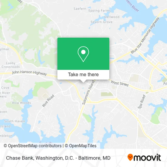 Chase Bank map
