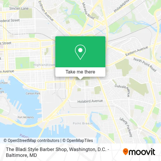 The Bladi Style Barber Shop map