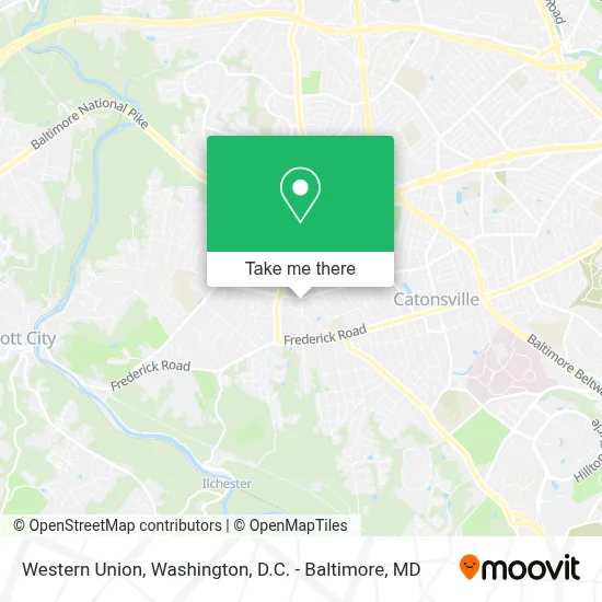 Western Union map