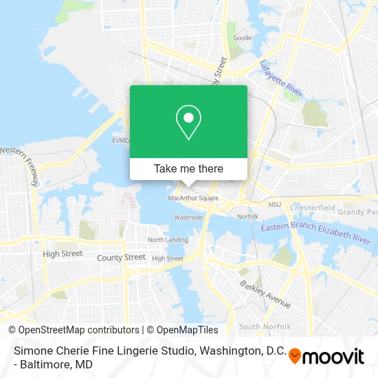 Simone Cherie Fine Lingerie Studio map