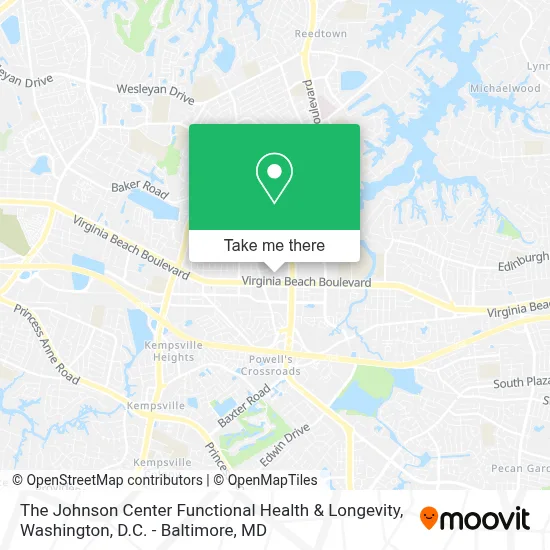 The Johnson Center Functional Health & Longevity map