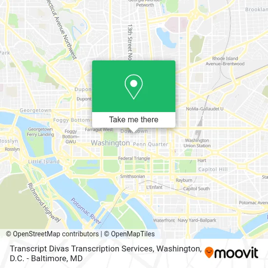 Transcript Divas Transcription Services map