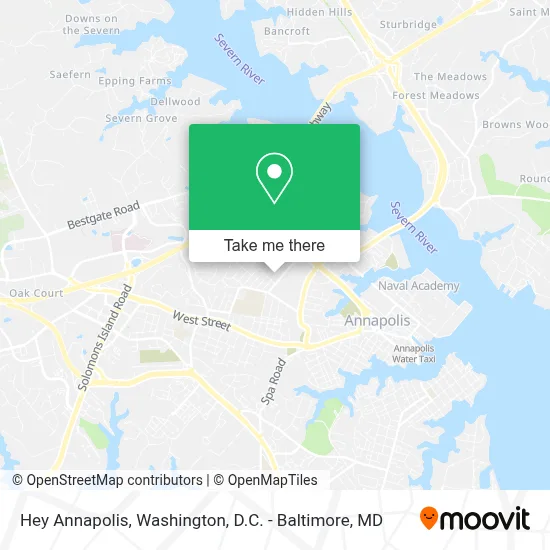 Hey Annapolis map