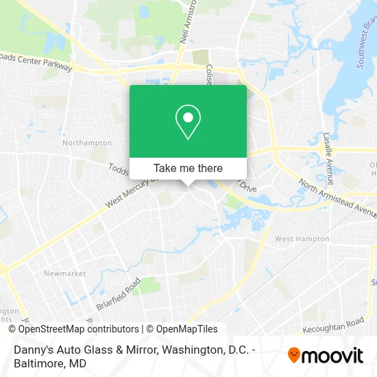 Danny's Auto Glass & Mirror map