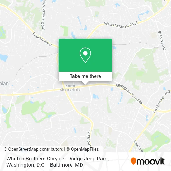 Whitten Brothers Chrysler Dodge Jeep Ram map