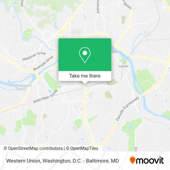Western Union map