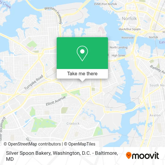 Silver Spoon Bakery map