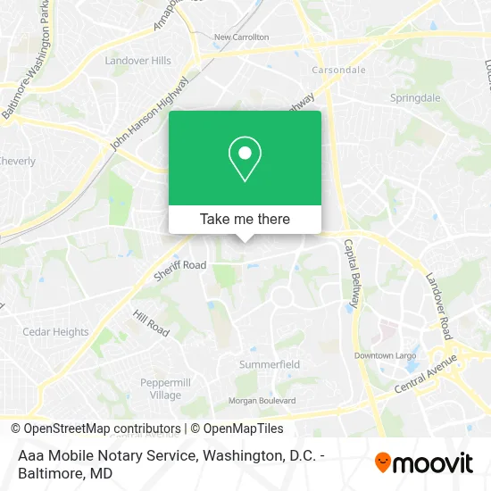 Aaa Mobile Notary Service map