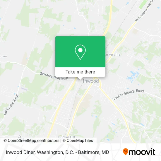 Inwood Diner map