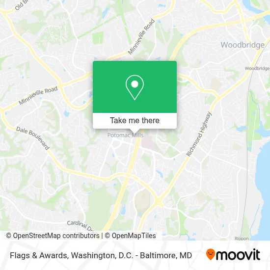 Flags & Awards map