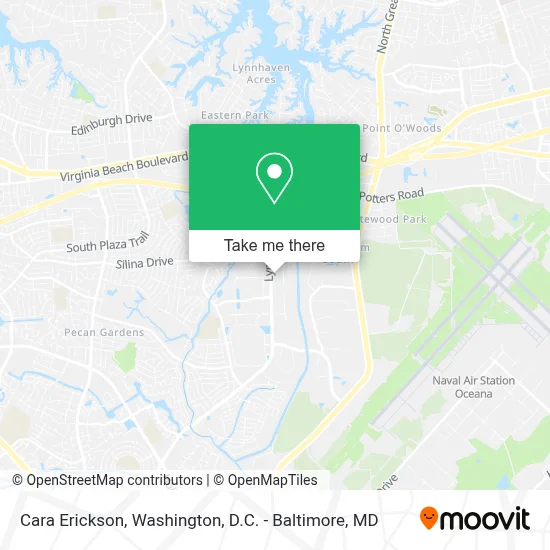Cara Erickson map